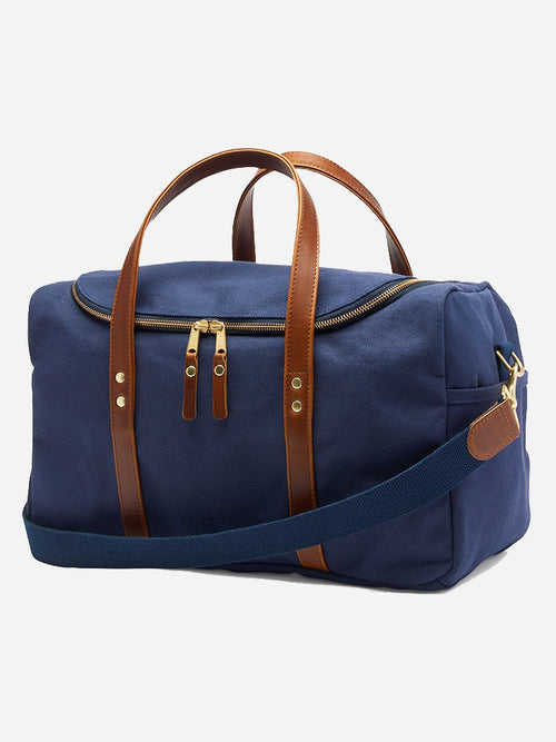 Peter Millar Crown Men's Cotton Canvas Overnight Bag