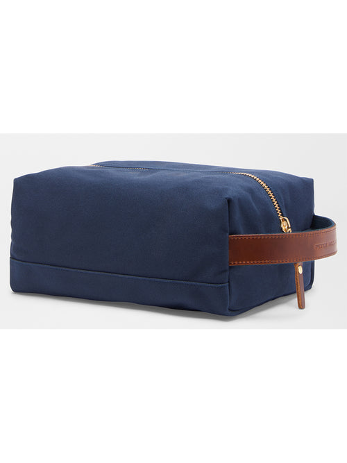Peter Millar Crown Cotton Canvas Shoe Bag