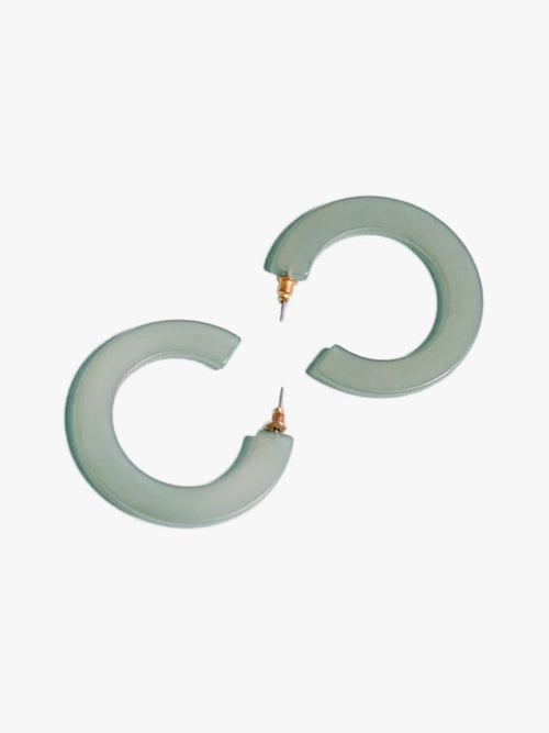 Casa Clara Alma Leaf Hoop Earring