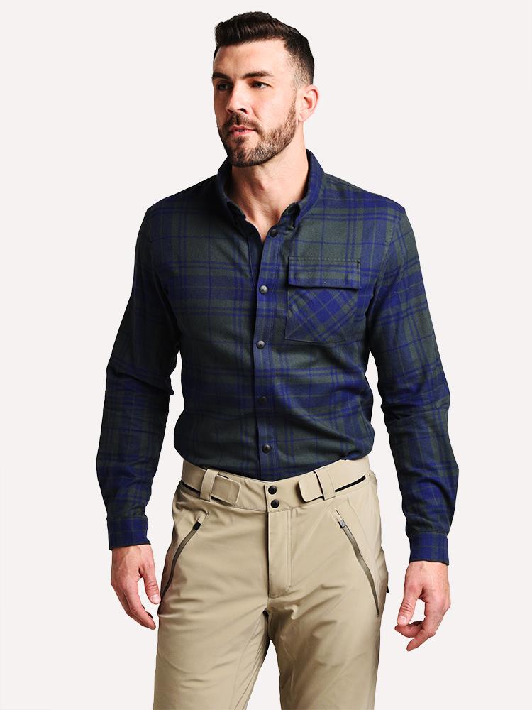 Aztech Mountain Men's Lodge Peak Ski Shirt - Saint Bernard