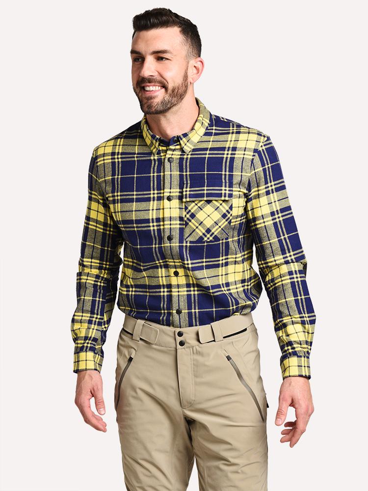 Aztech Mountain Men's Lodge Peak Ski Shirt - Saint Bernard