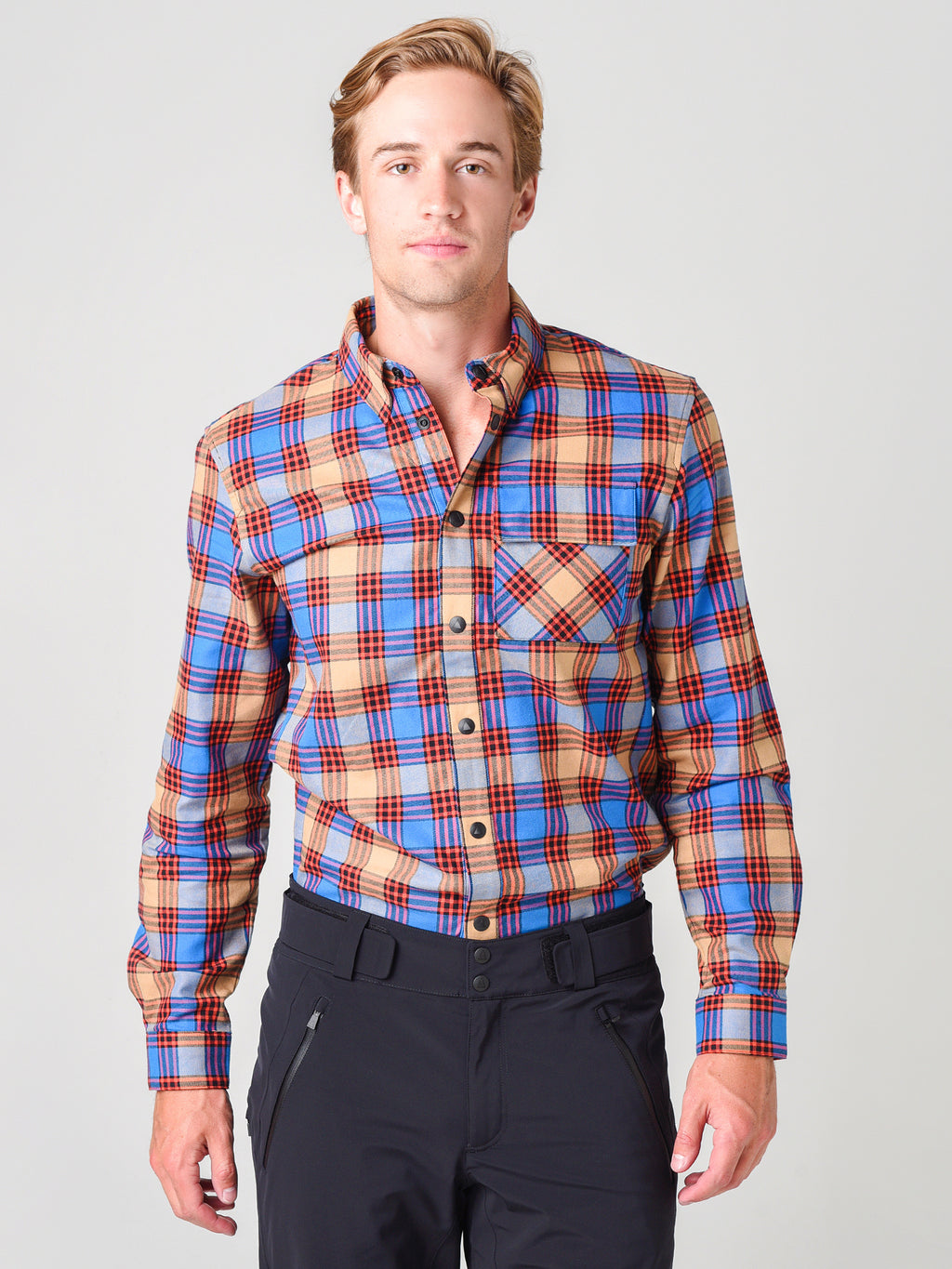 Aztech Mountain Men's Lodge Peak Ski Shirt - Saint Bernard