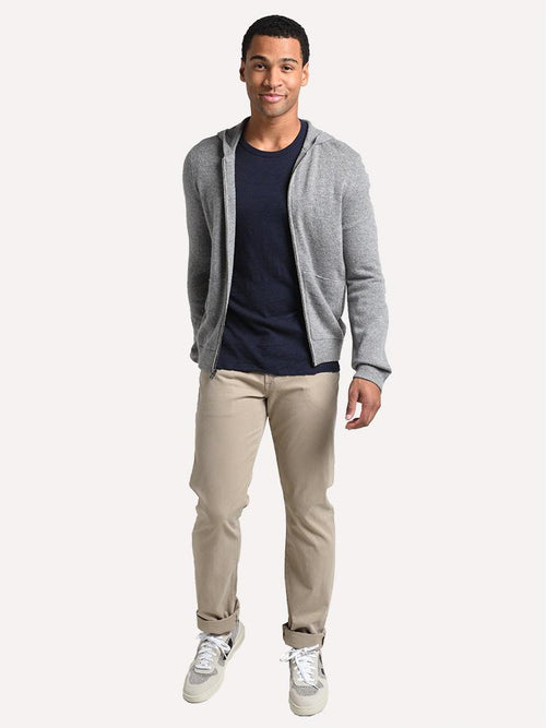 ATM Cashmere Blend Zip Hoodie