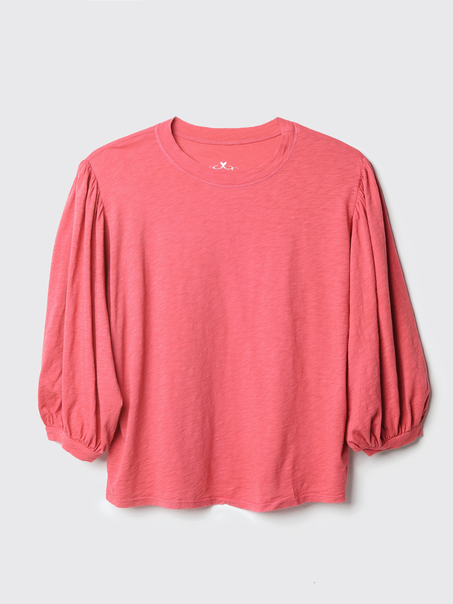Velvet Women's Amara Cotton Slub 3/4 Sleeve Tee - Saint Bernard
