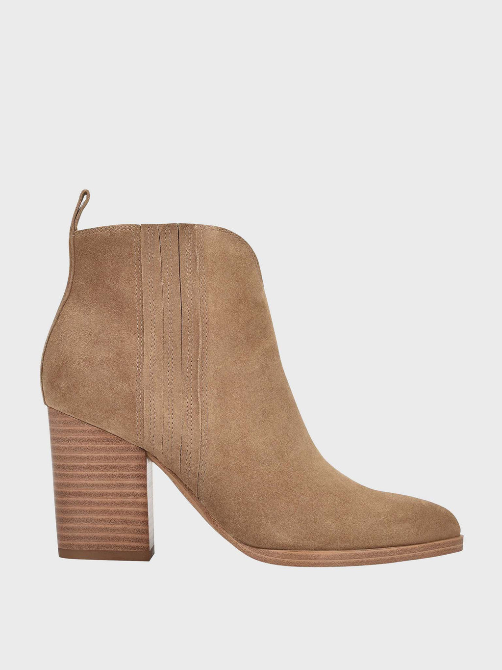 Marc Fisher Annabel Western Heeled Bootie - Saint Bernard