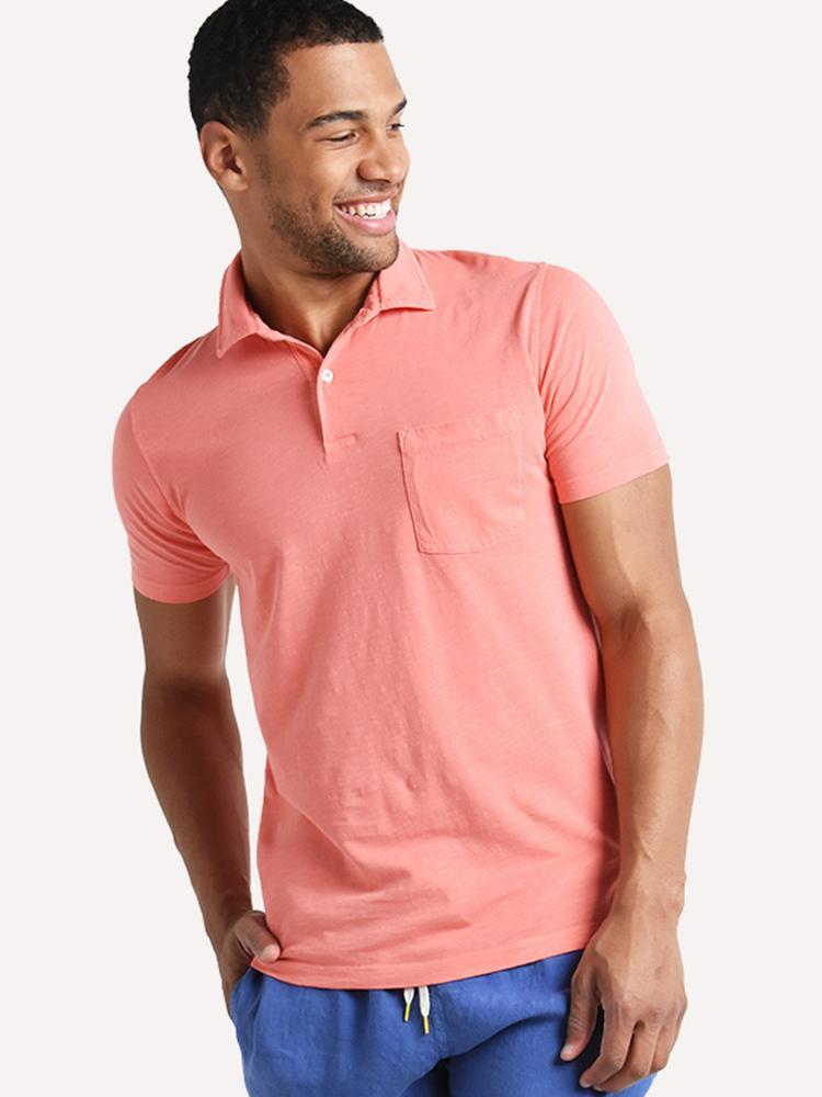 Hartford Men's Slub Cotton Polo - Saint Bernard