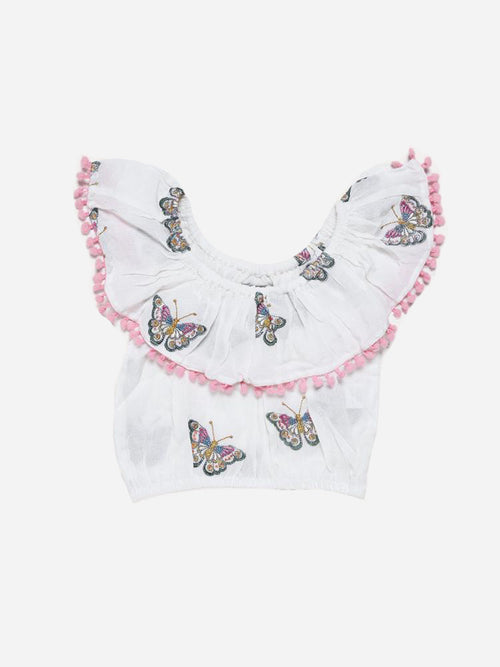 Alicia Bell Girls Butterfly Ariana Top