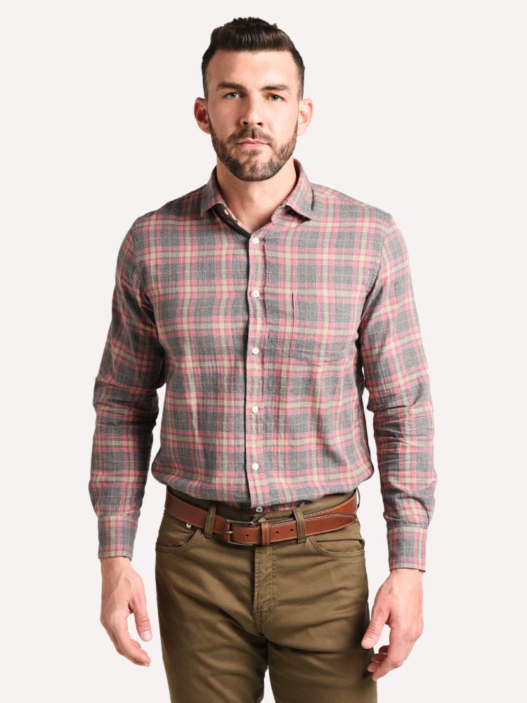 Hartford Men's Paul Woven Shirt - Saint Bernard