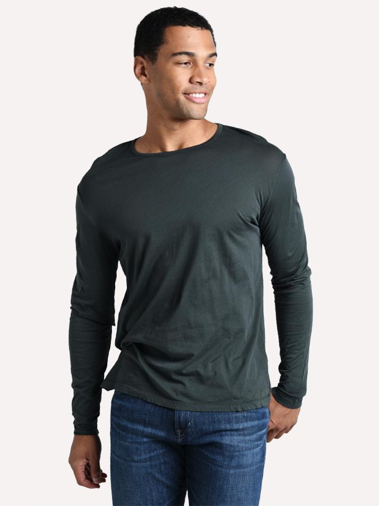 Hartford Men's Long Sleeve Light Crew Knit - Saint Bernard