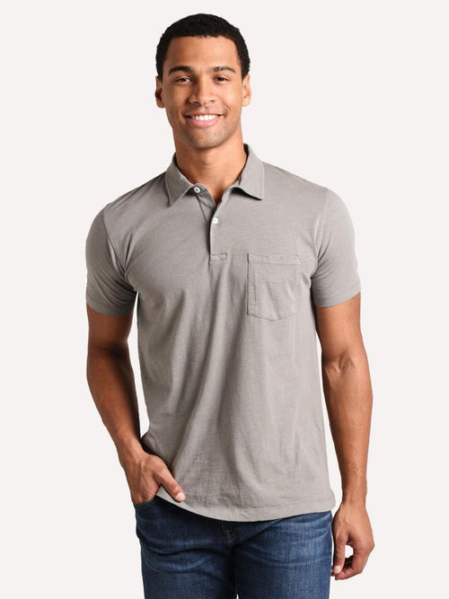 Hartford Men's Short Sleeve Knitted Polo