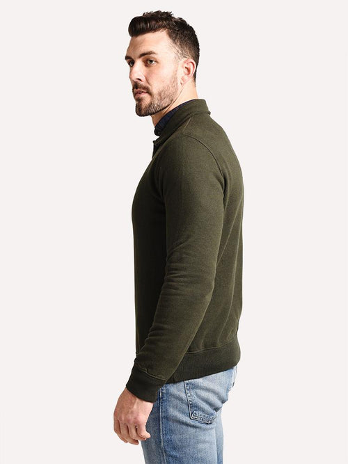 Hartford Men's Polo Zipper Sweatshirt