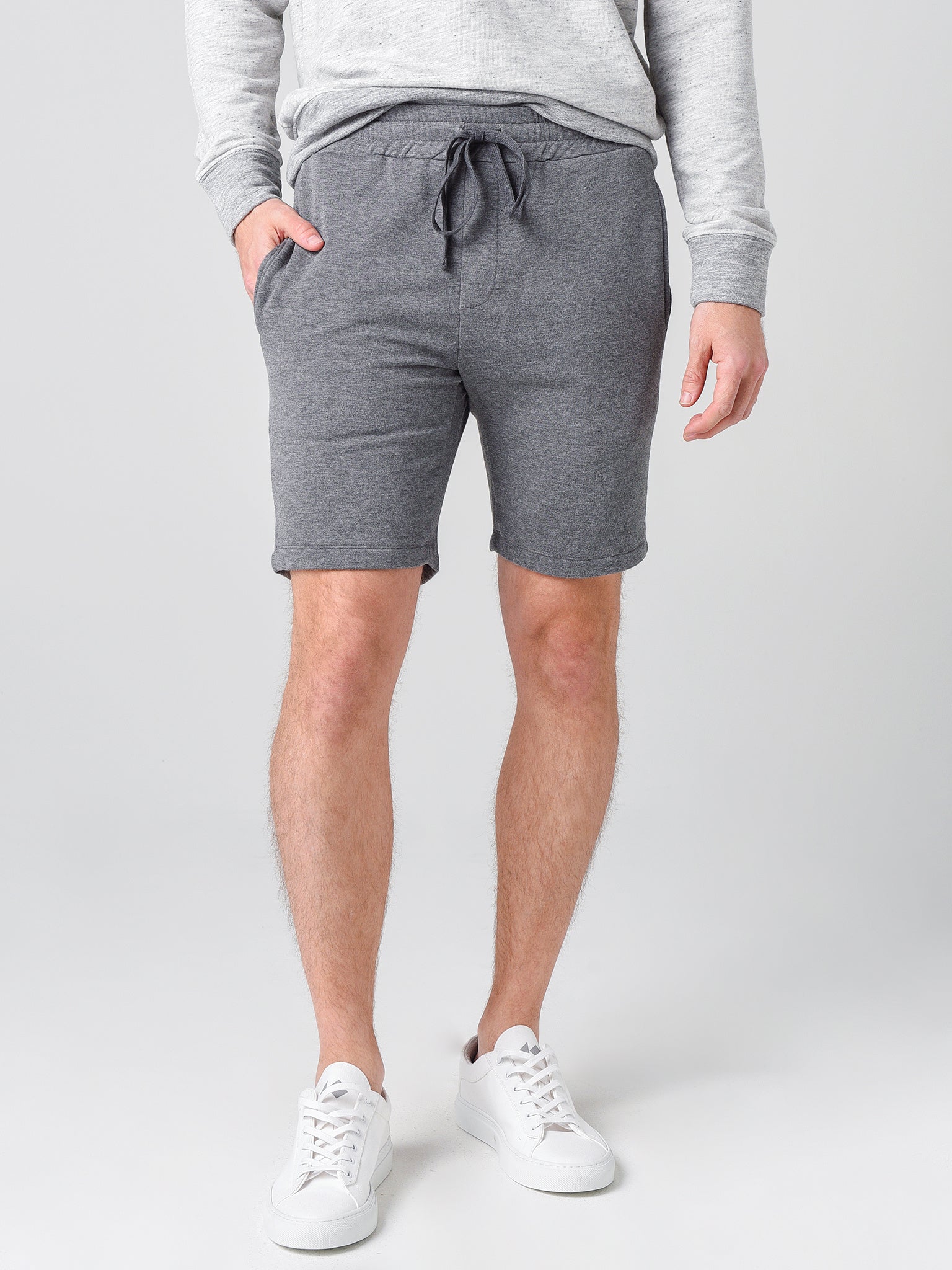 Velvet Men's Atlas Luxe Fleece Drawstring Short - Saint Bernard