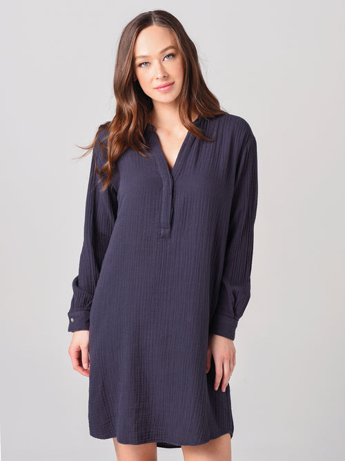 Hartford Women's Room Cotton Woven Shirt Dress