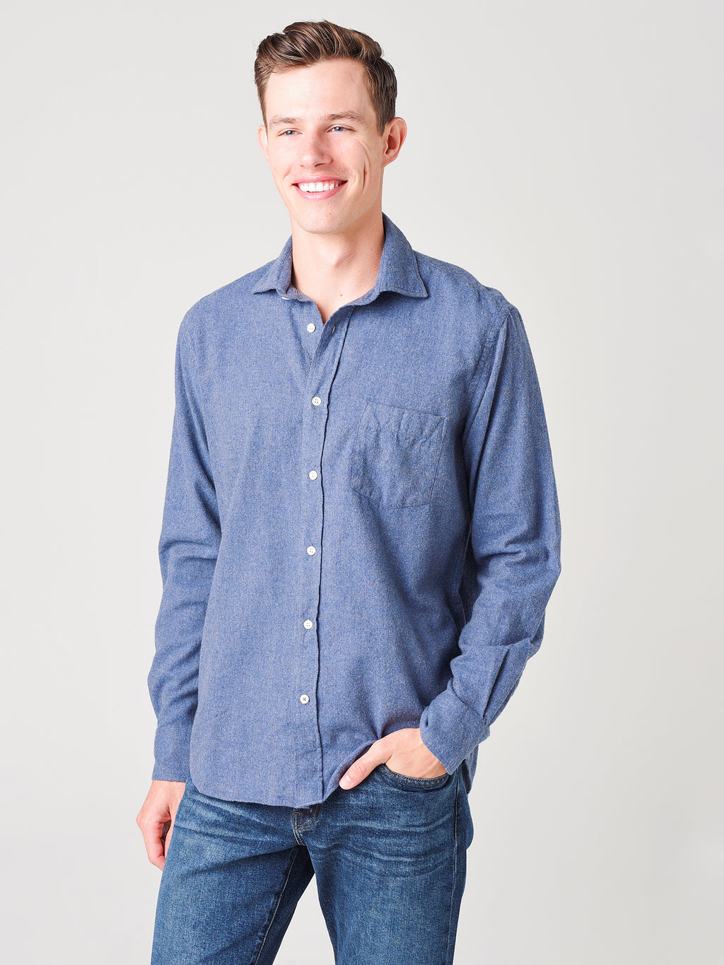 Hartford Men's Paul Woven Shirt - Saint Bernard