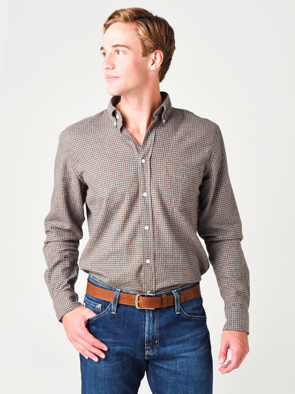 Hartford Men's Pal Pen Woven Shirt - Saint Bernard