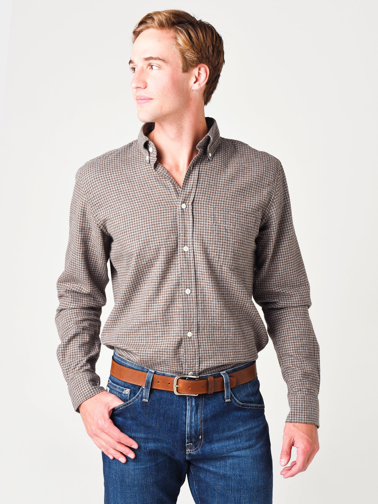 Hartford Men's Pal Pen Woven Shirt - Saint Bernard