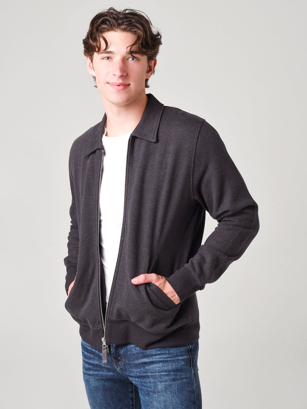 Hartford Men's Sweat-Shirt Track Knitted Jacket - Saint Bernard
