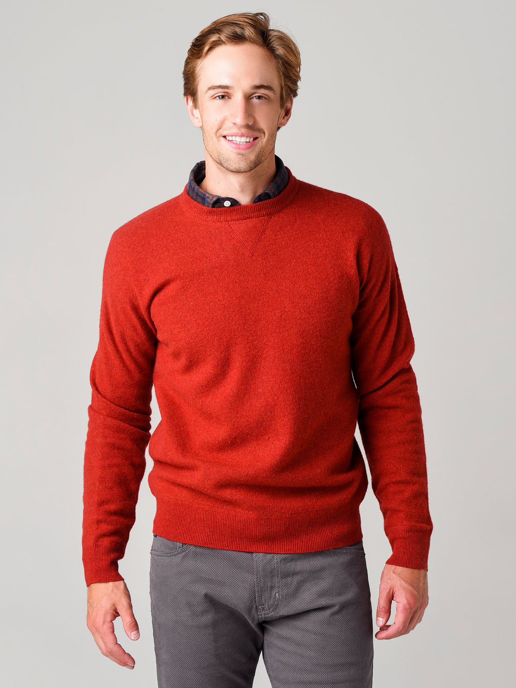 Hartford Men's Boil Trucker Knitted Pull-Over - Saint Bernard