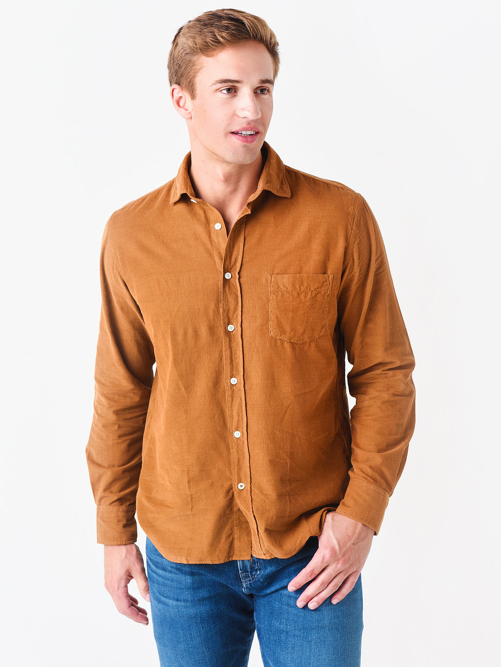 Hartford Men's Paul Pat Woven Shirt - Saint Bernard