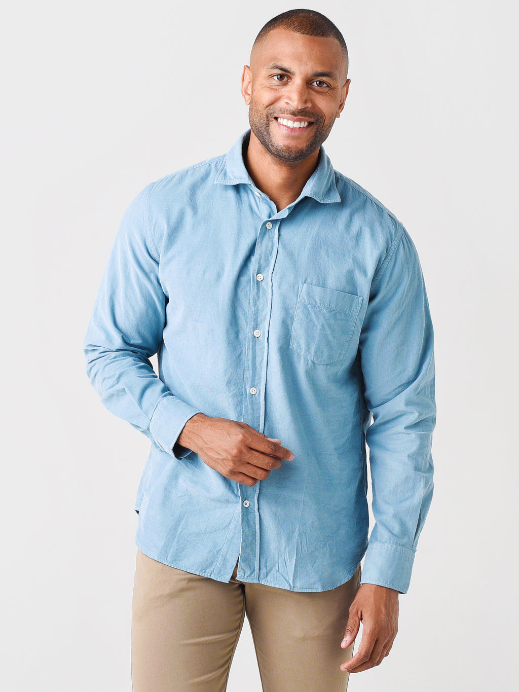 Hartford Men's Paul Pat Woven Shirt - Saint Bernard