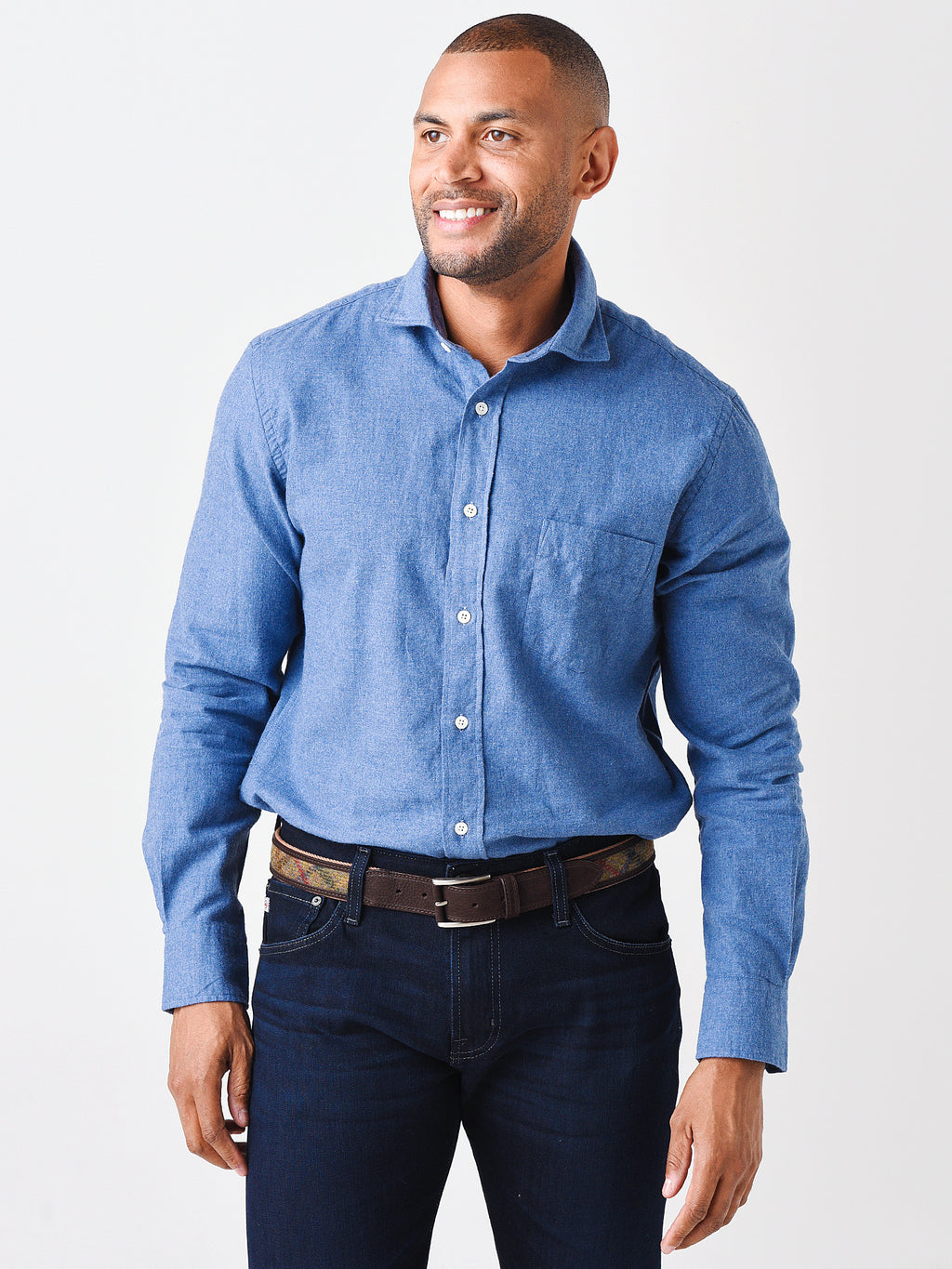 Hartford Men's Paul Woven Shirt - Saint Bernard