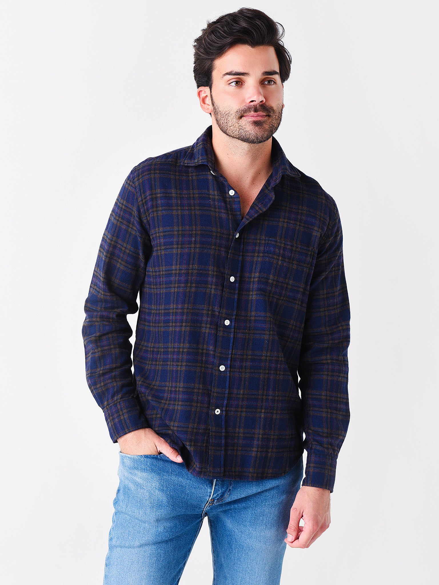 Hartford Men's Paul Woven Shirt - Saint Bernard