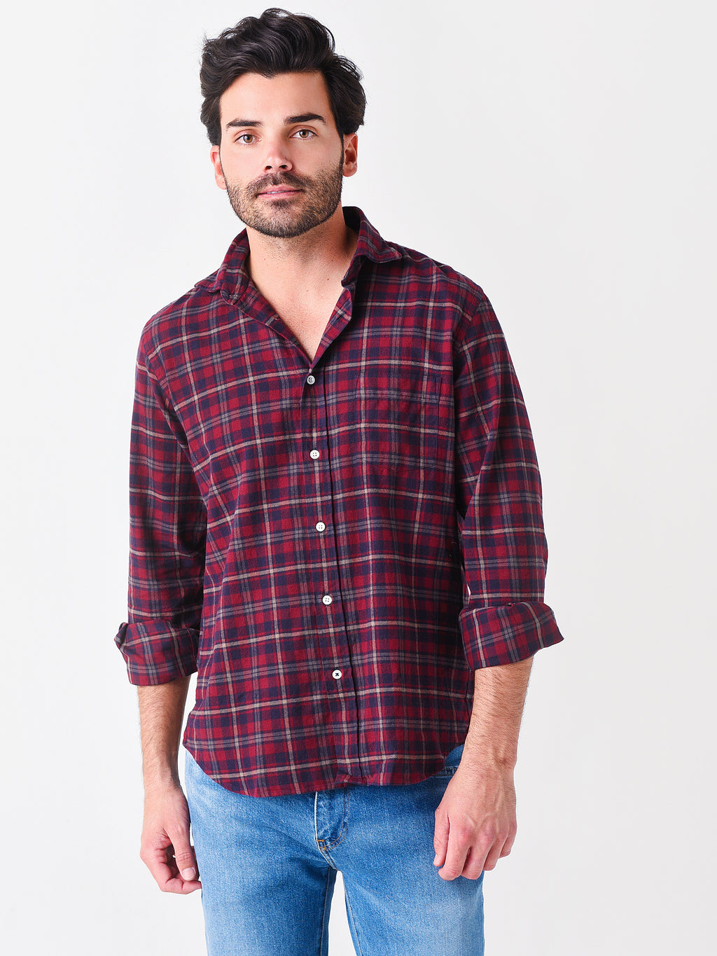Hartford Men's Paul Woven Shirt - Saint Bernard