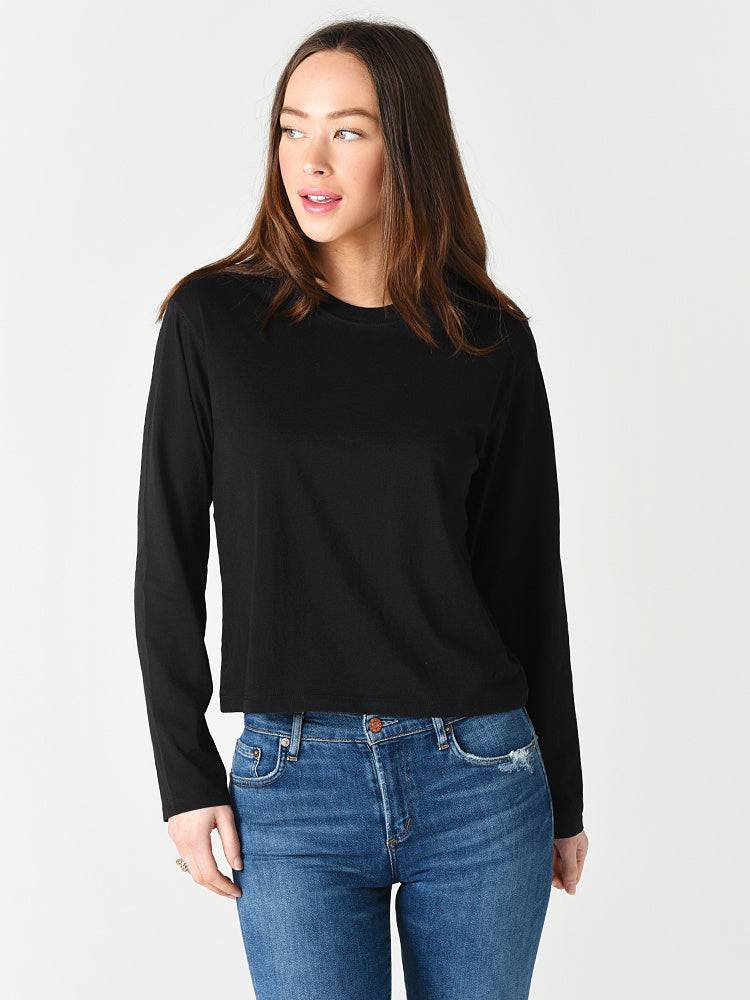 ATM Women's Classic Jersey Long Sleeve Boy Tee - Saint Bernard