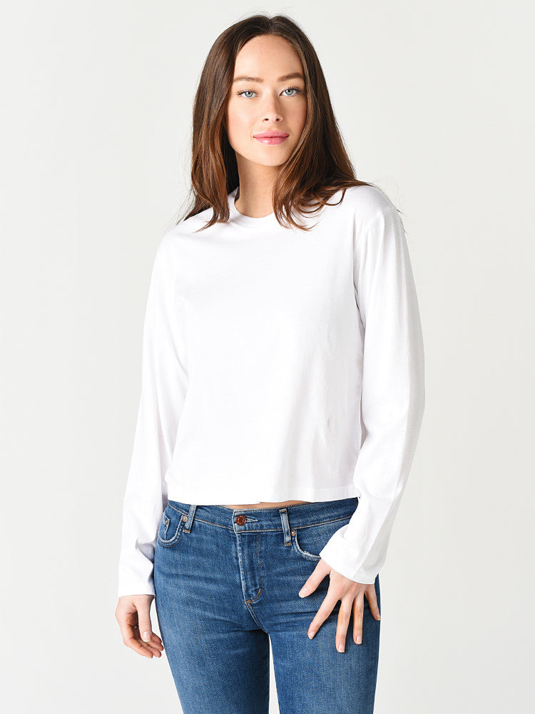 ATM Women's Classic Jersey Long Sleeve Boy Tee - Saint Bernard