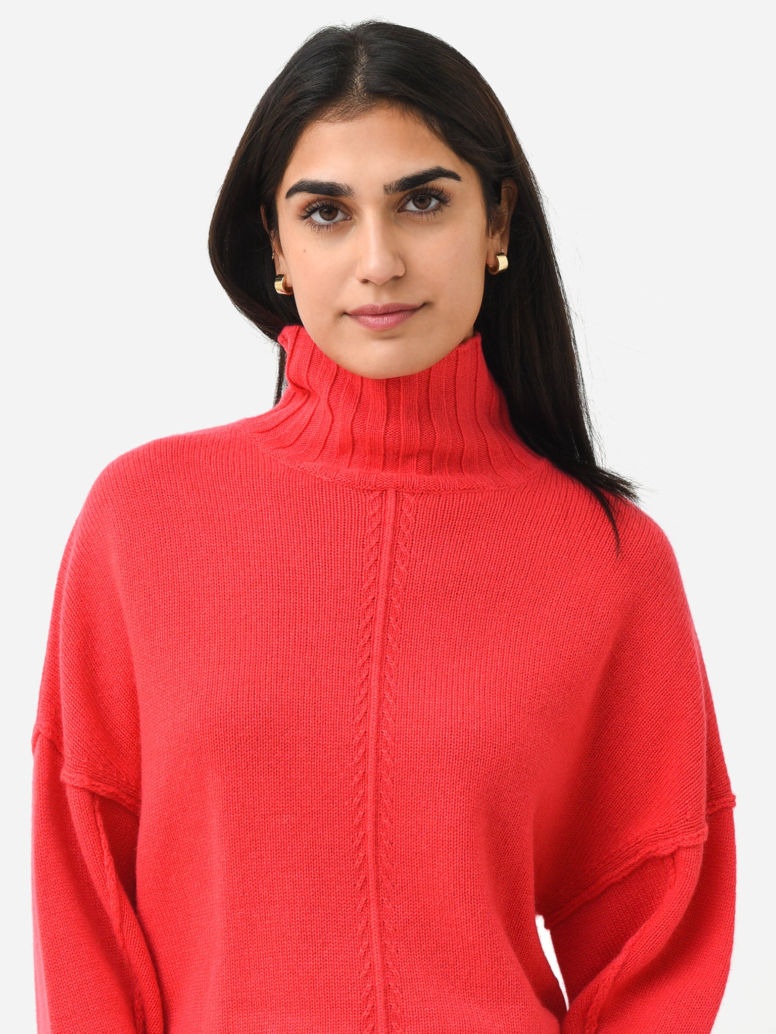Van Kukil Women's Reese Turtleneck Jumper - Saint Bernard