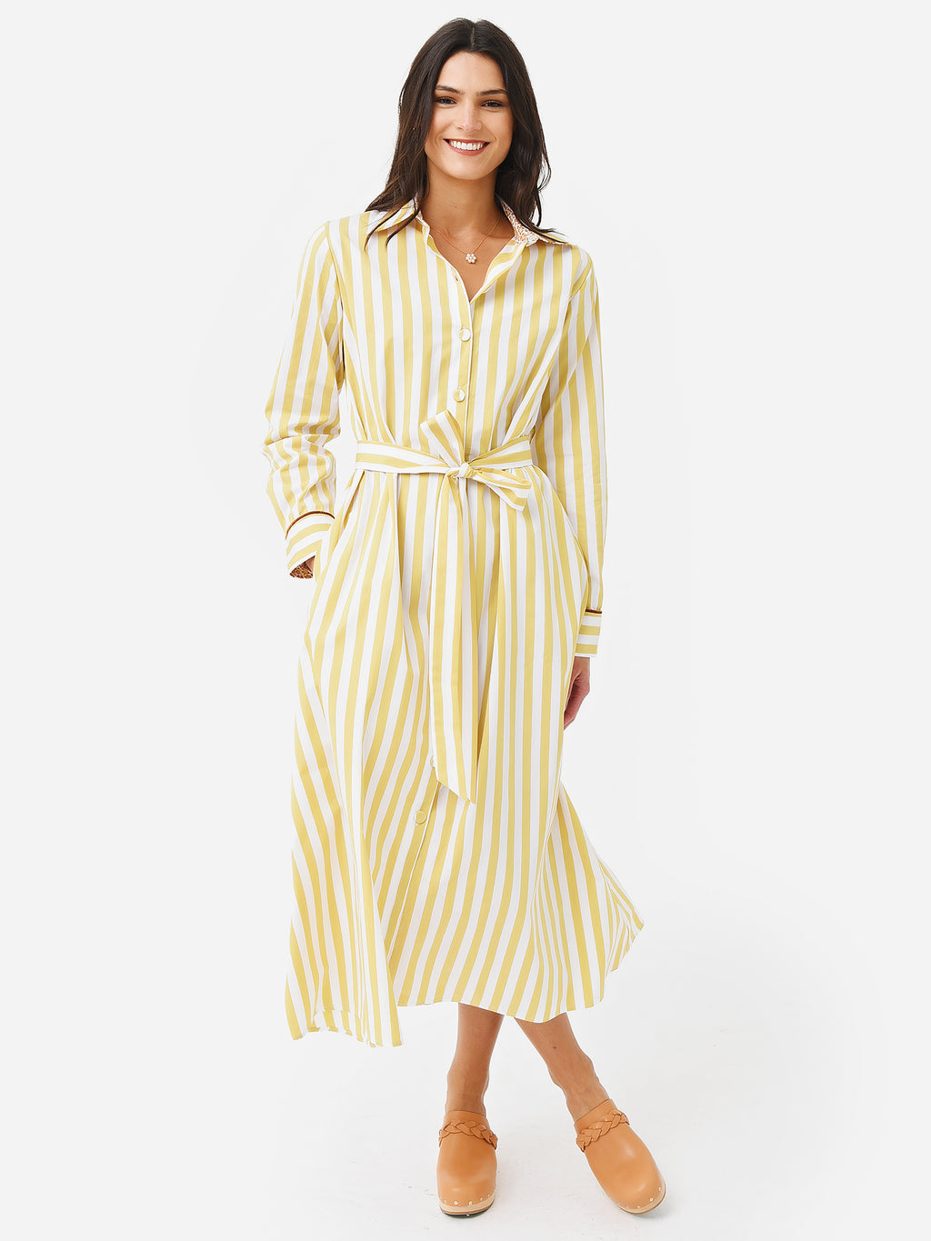 Evi Grintela Women's Valerie Long Sleeve Midi Dress - Saint Bernard