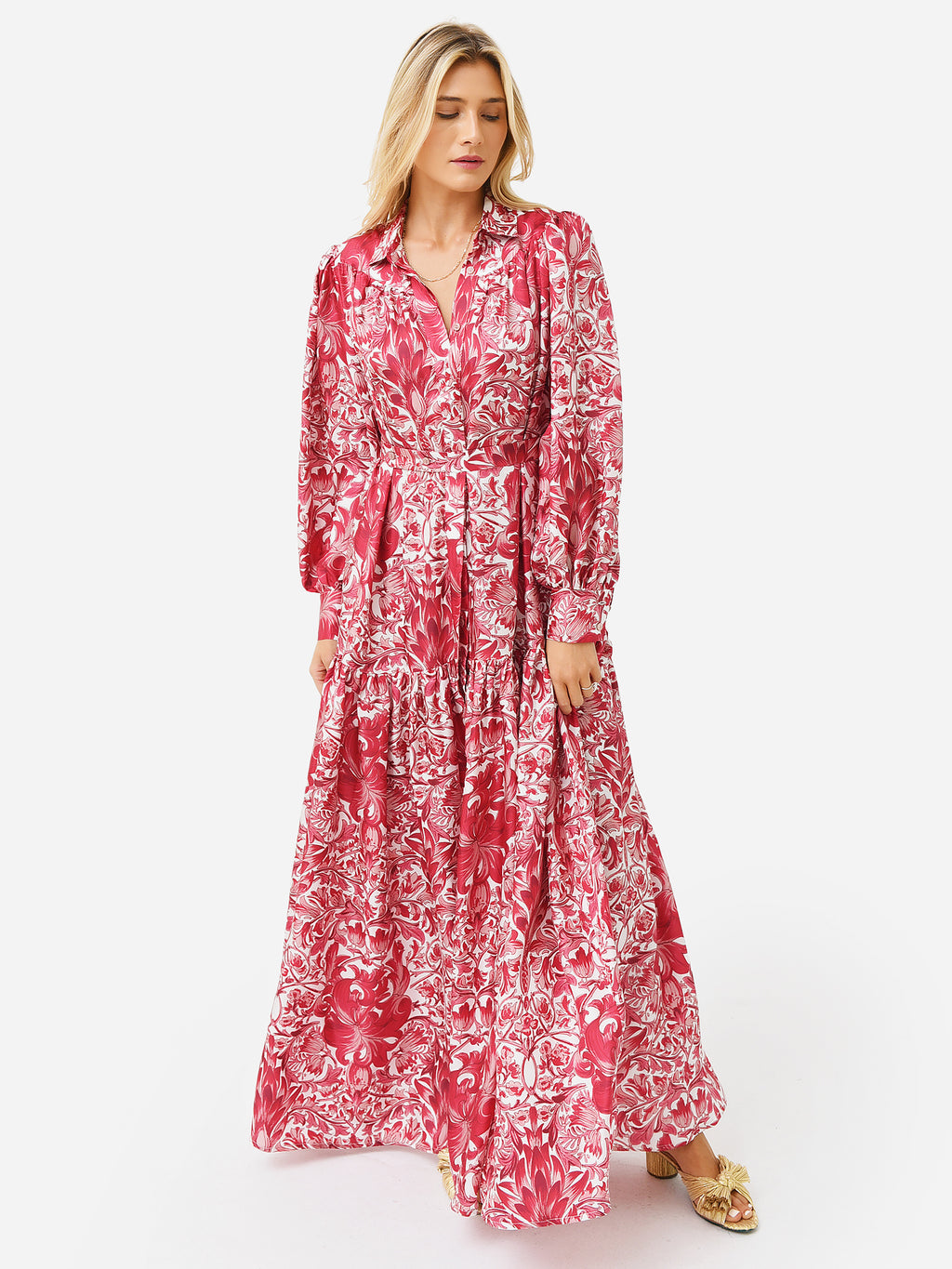 Evi Grintela Women's Elsa Long Sleeve Dress - Saint Bernard