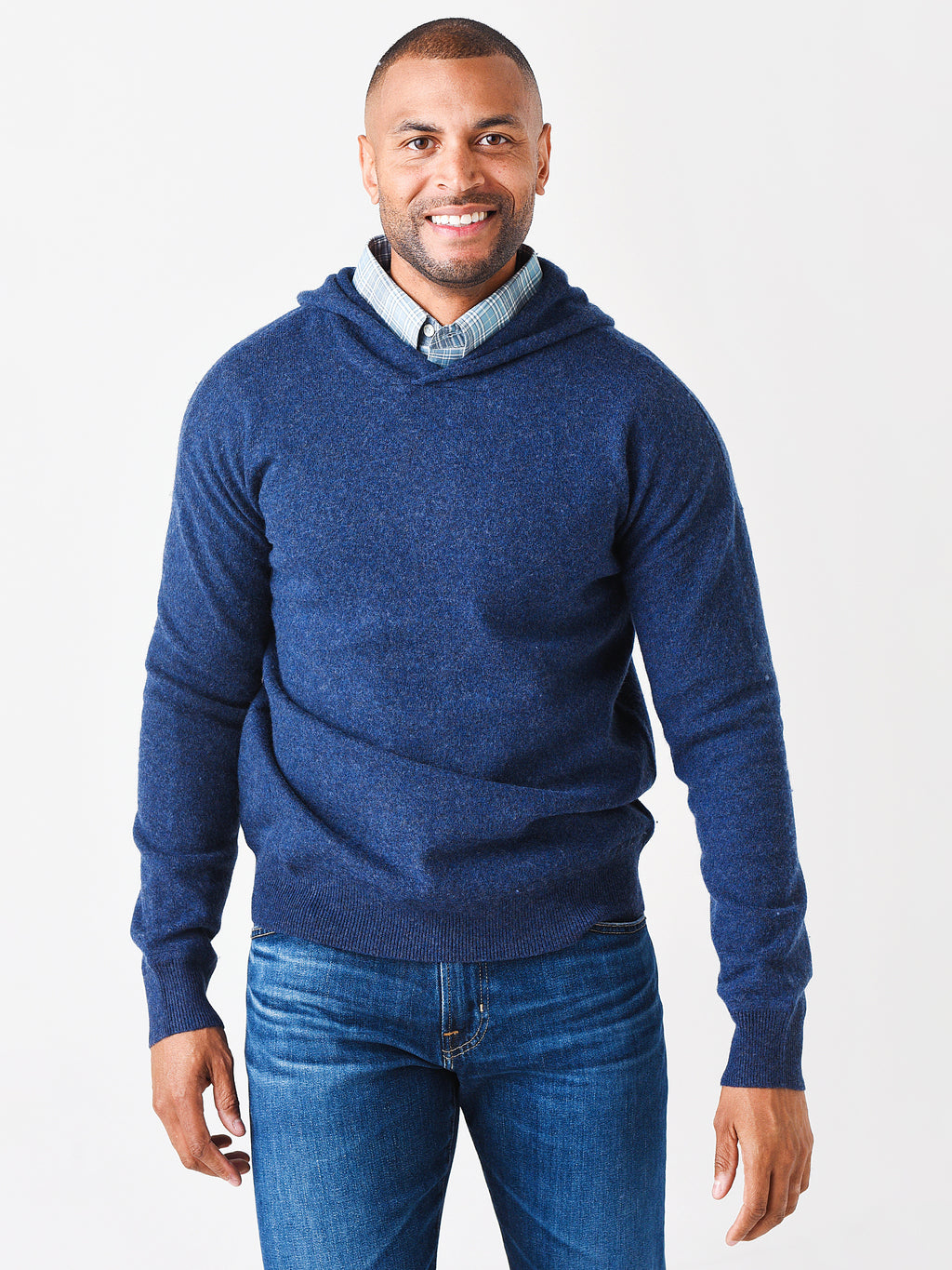 Hartford Men's Boil Hoody Knitted Pull-Over Sweater - Saint Bernard