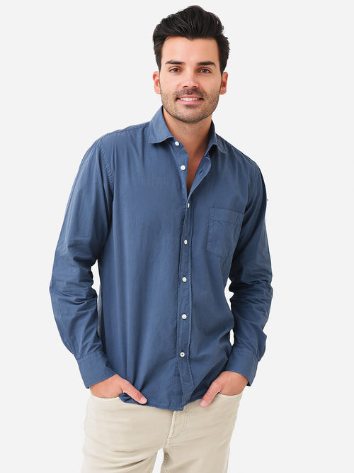 Hartford Men's Paul Pat Woven Button-Down Shirt