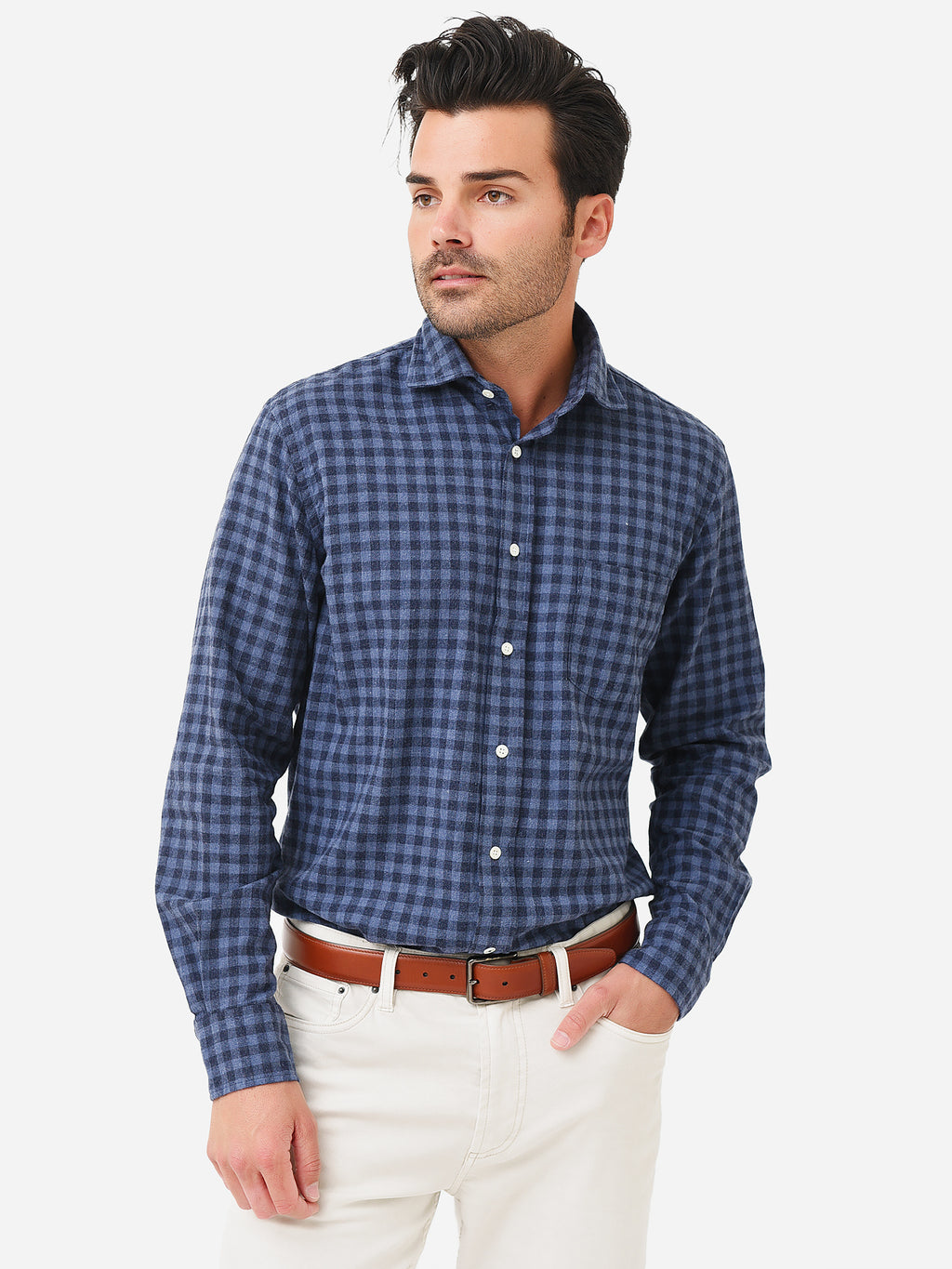 Hartford Men's Paul Woven Shirt - Saint Bernard