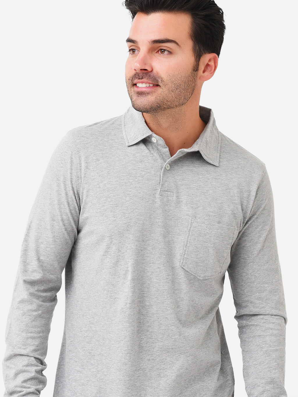 Hartford Men's Long Sleeve Jersey Polo - Saint Bernard