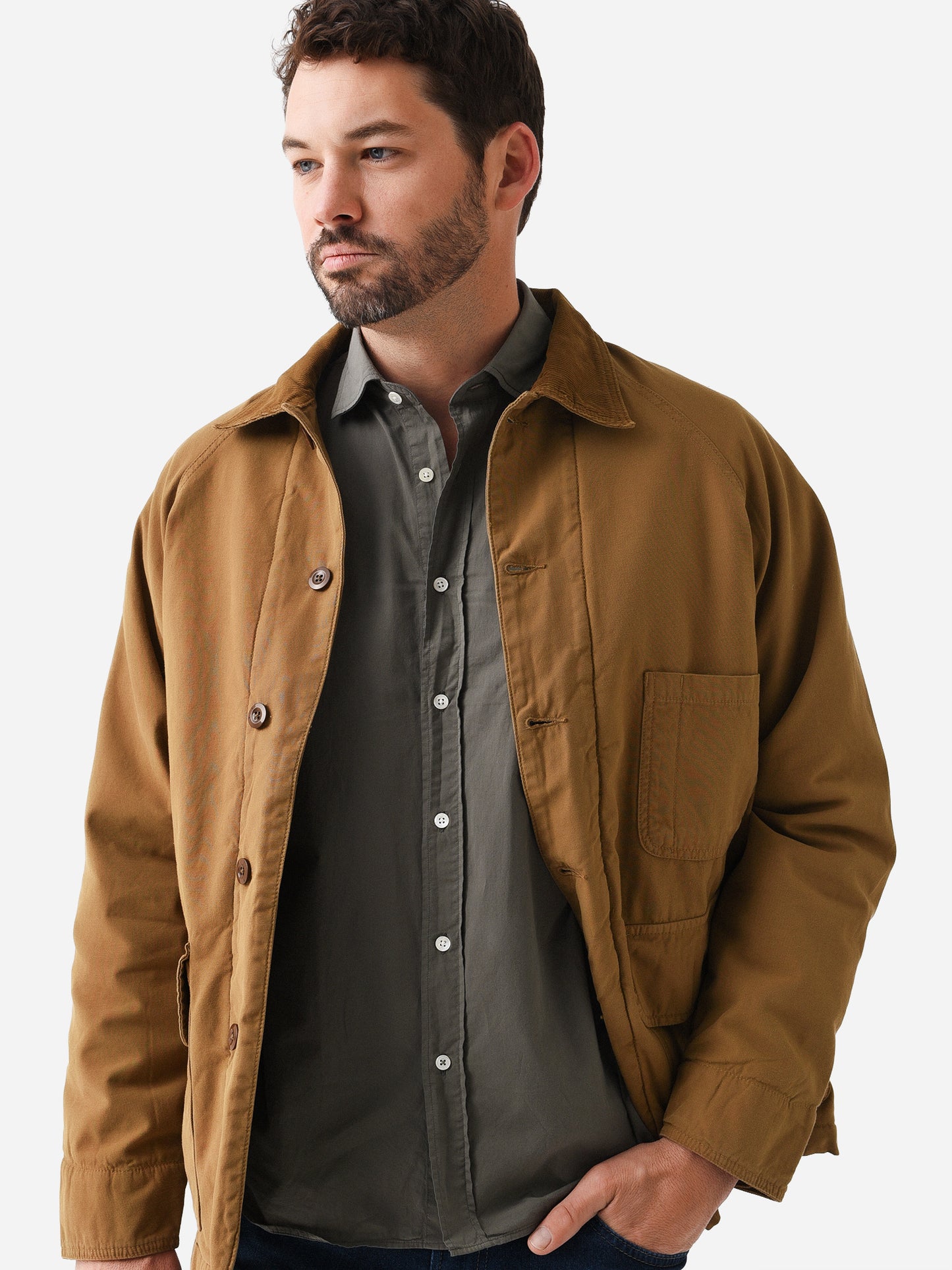 Hartford Men's Joe Military Jacket - Saint Bernard