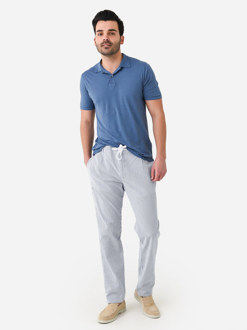 Hartford Men's Striped Woven Tanker Pant