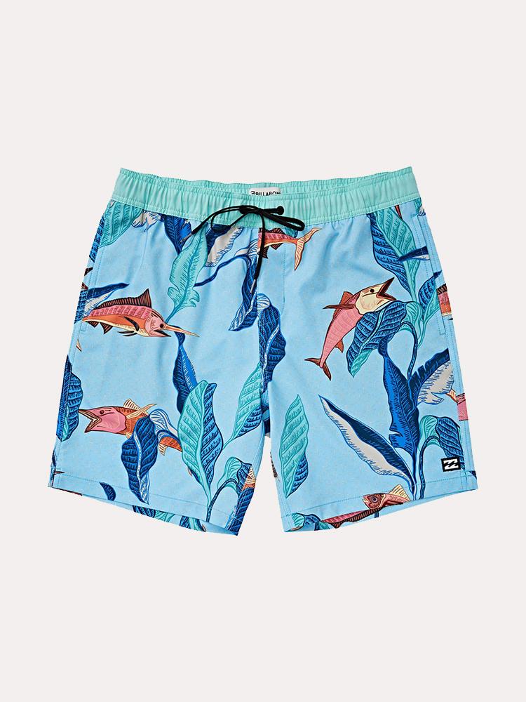 Billabong Boy's Sundays Layback Swim Trunks - Saint Bernard