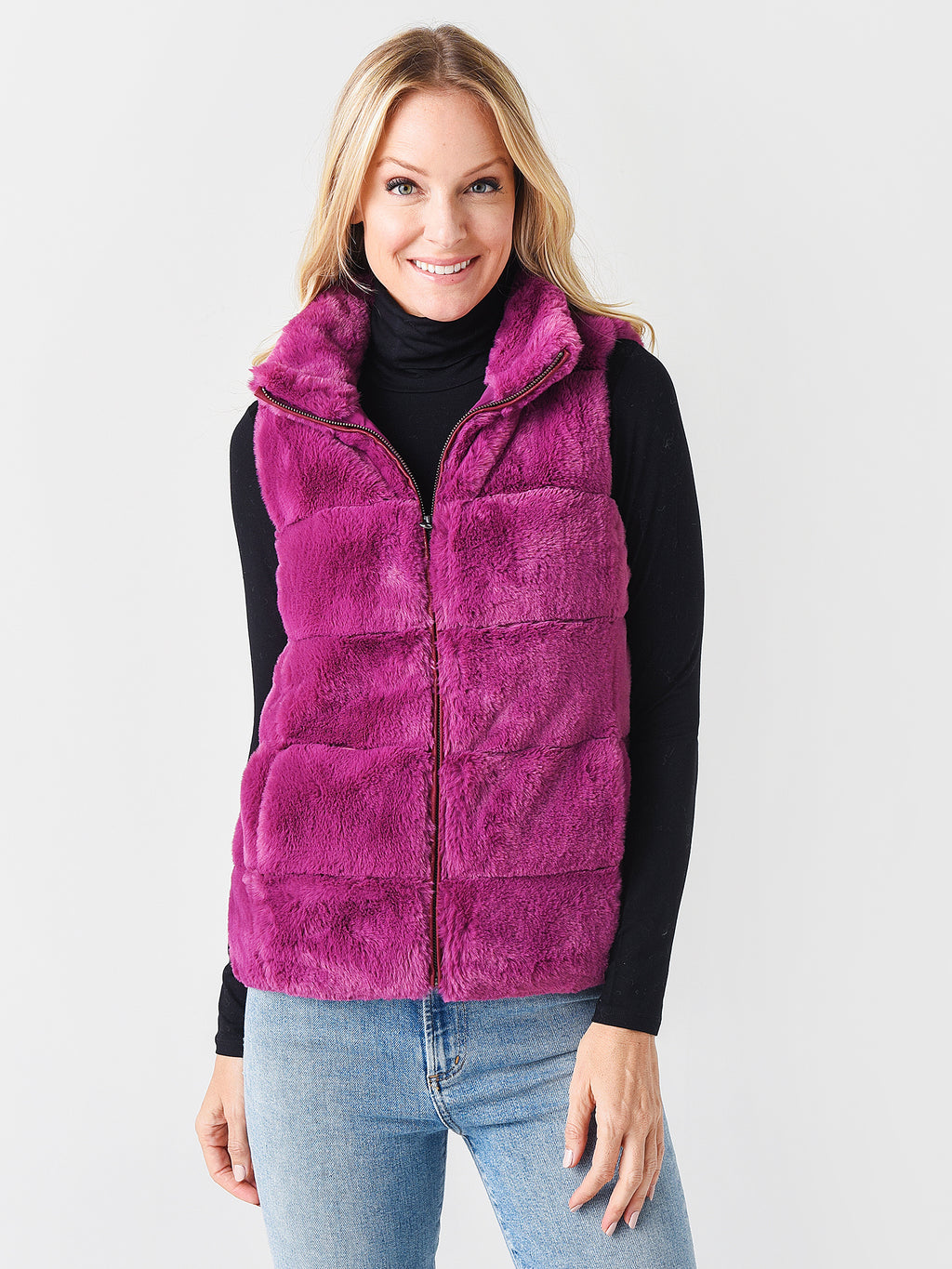 Dylan Women's Fur Love Vest - Saint Bernard