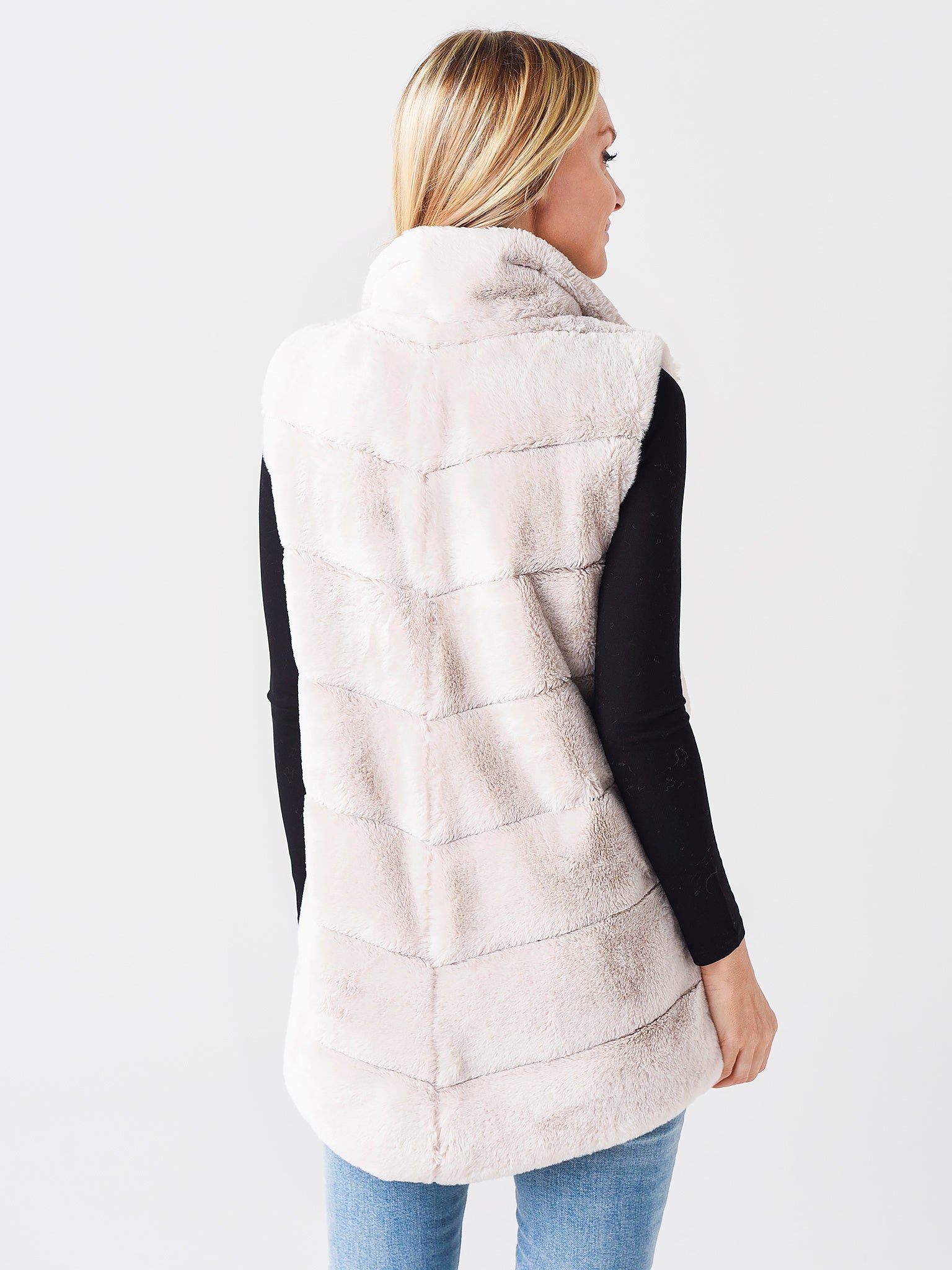 Dylan Women's Fur Love Reversible Vest | $170.00 | Saint Bernard