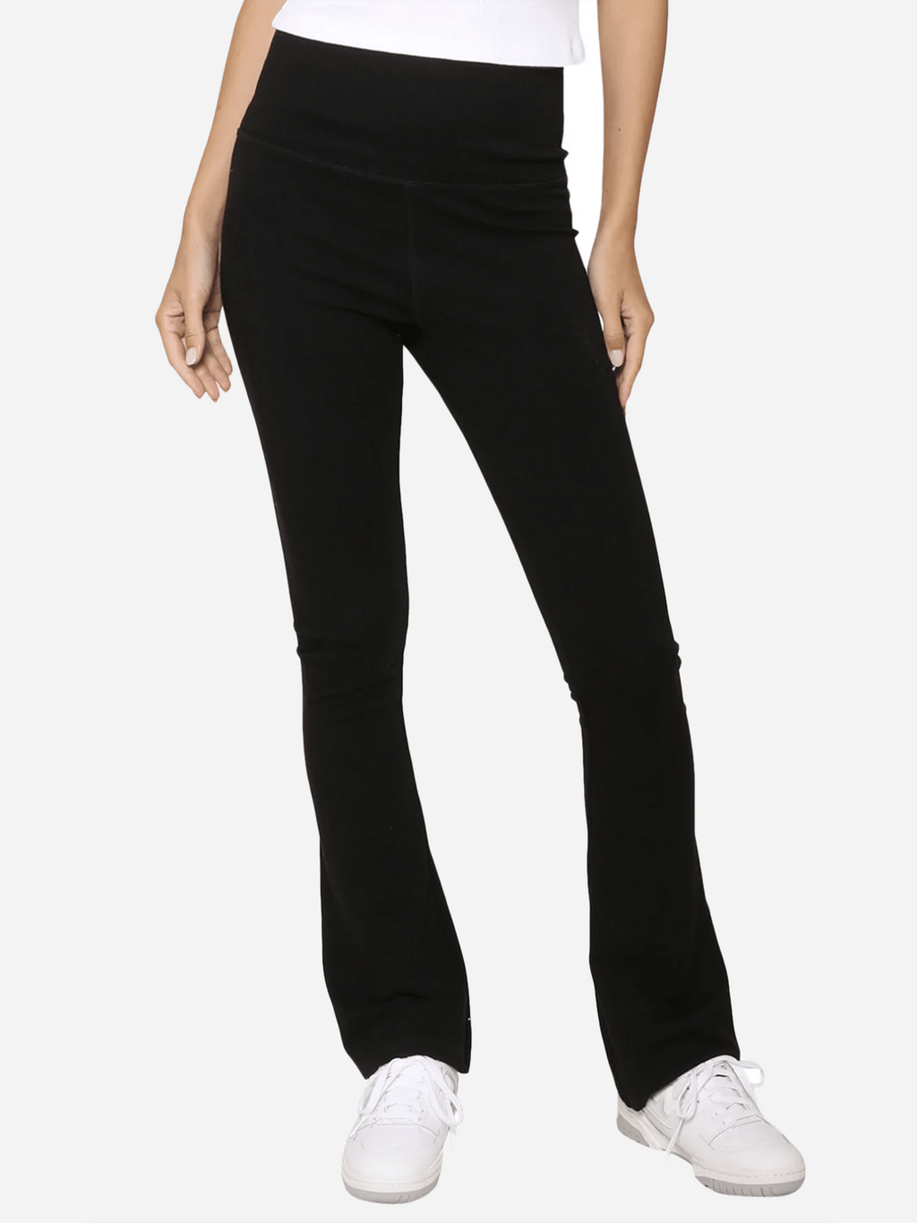 Perfect White Tee Women's Dolly Flare Ponte Pant - Saint Bernard