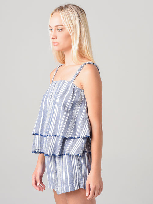Bella Dahl Women's Scrunchy Strap Tank
