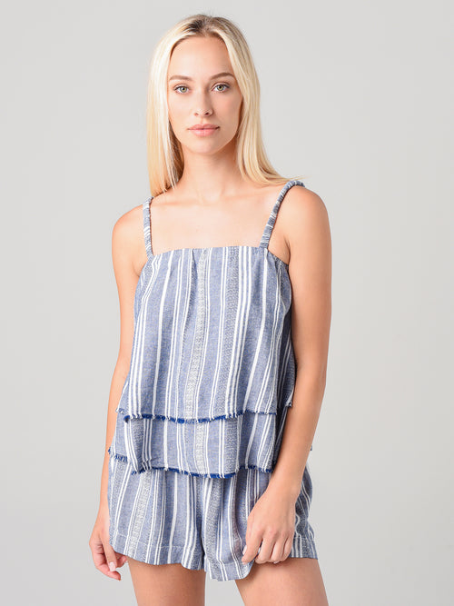 Bella Dahl Women's Scrunchy Strap Tank