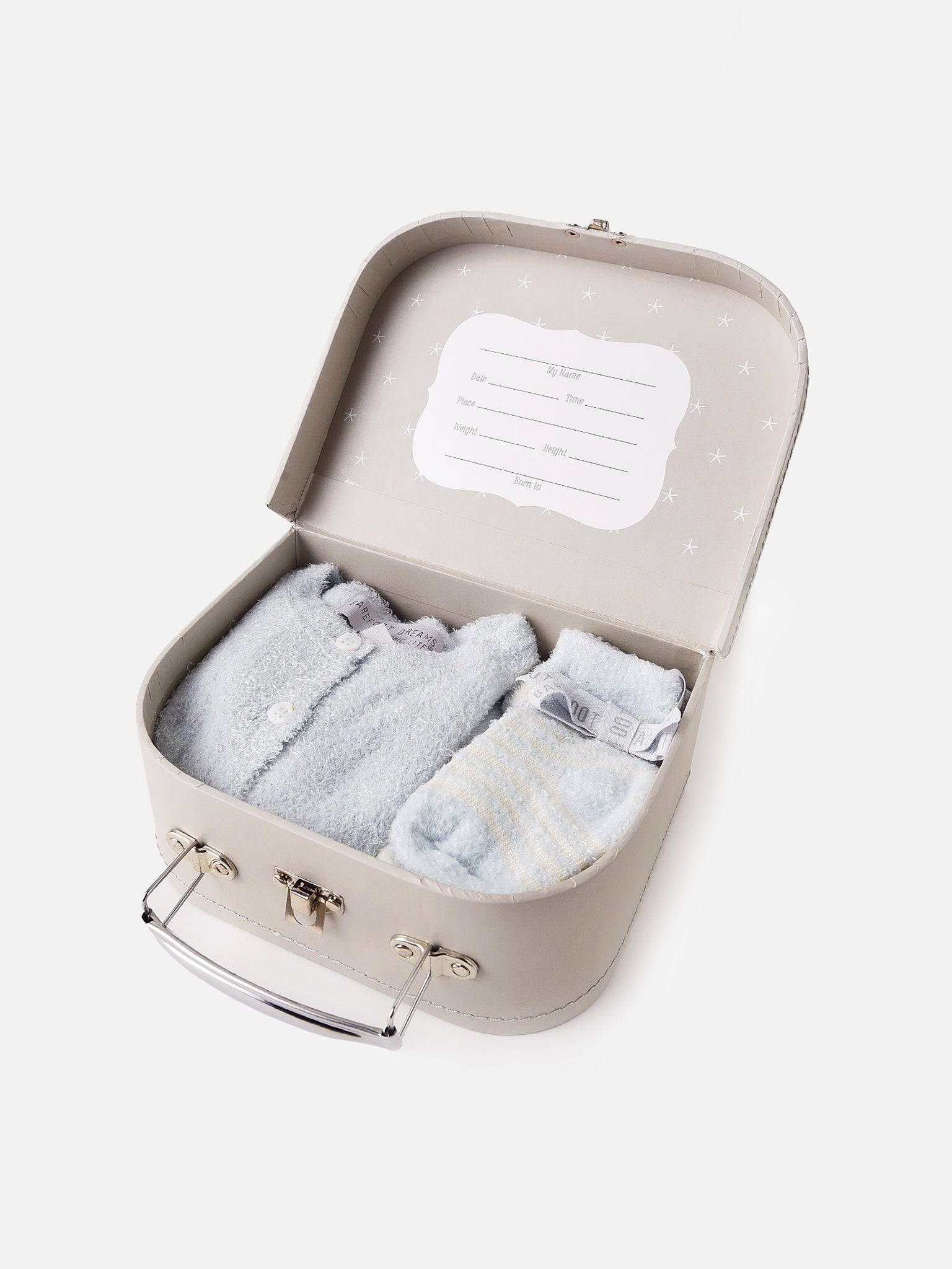 Barefoot Dreams CozyChic Lite® Classic Newborn Set - Saint Bernard