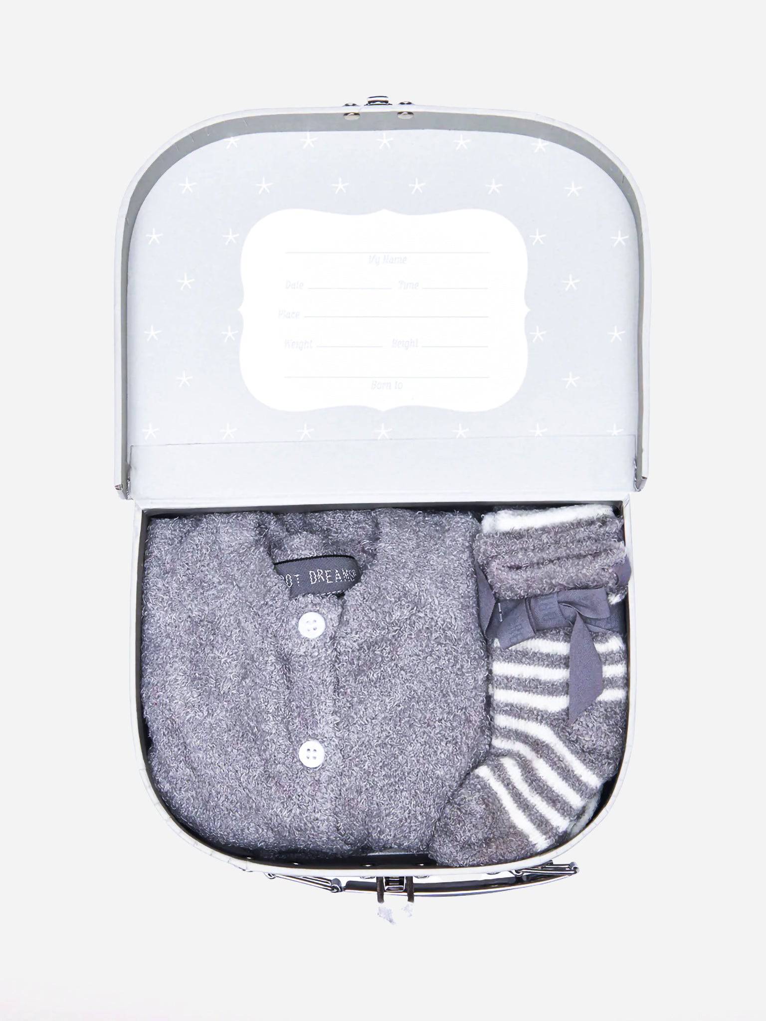 Barefoot Dreams CozyChic Lite® Classic Newborn Set - Saint Bernard