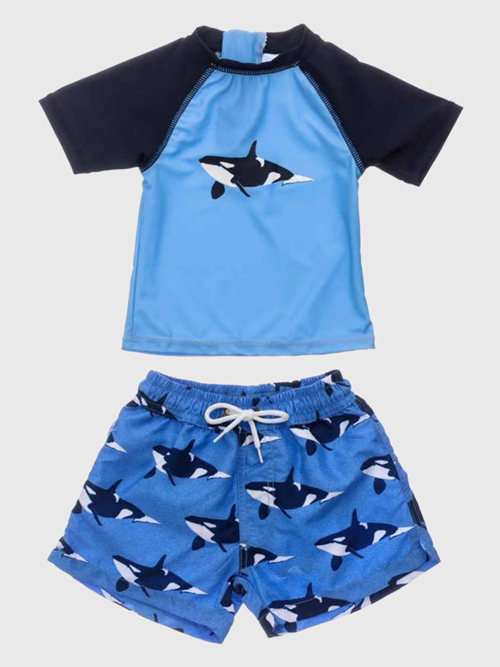 Snapper Rock Little Boys’ Orca Ocean Swim Set - Saint Bernard
