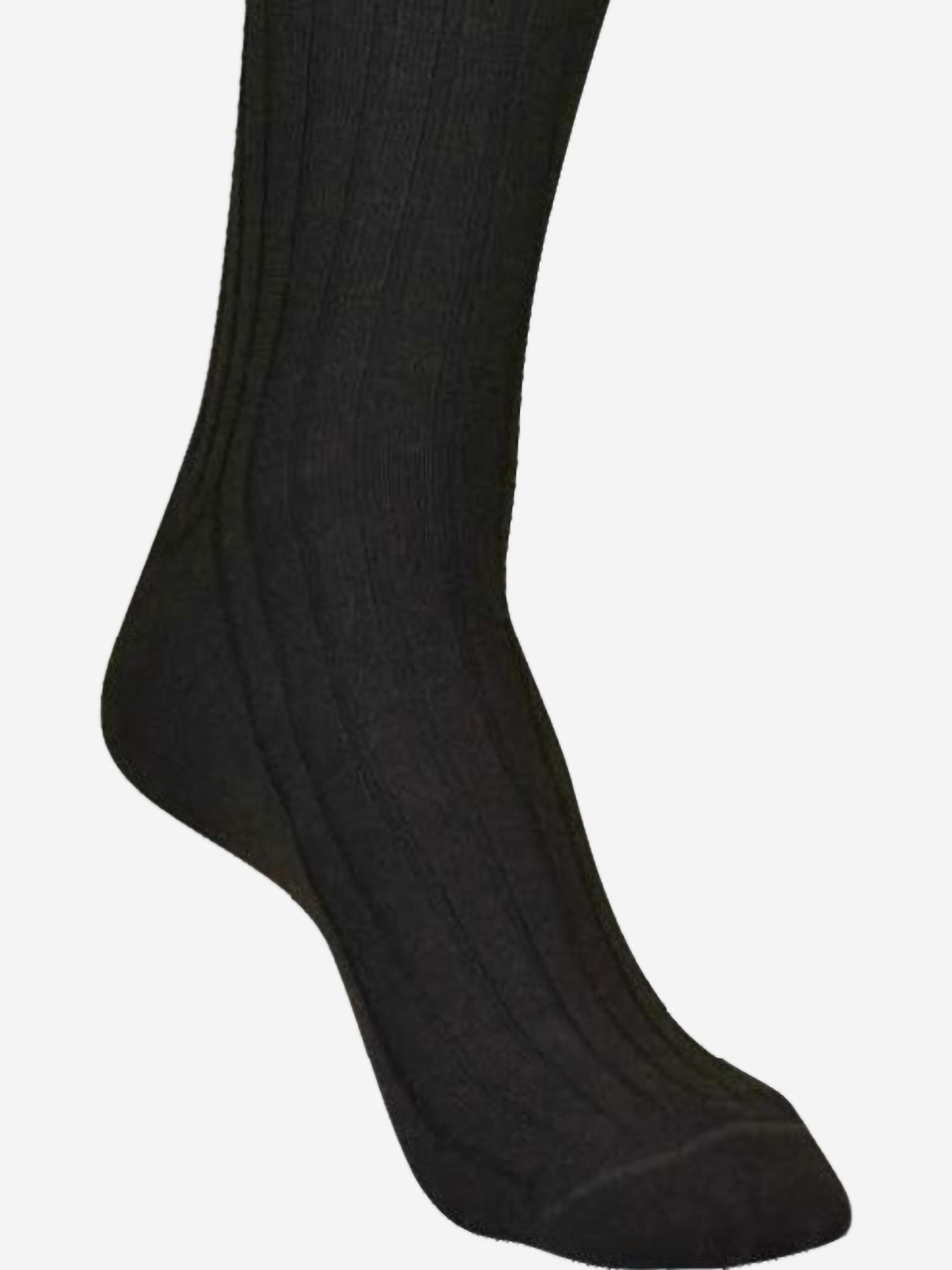 Byford Men's Superwash Extra Fine Merino Wool Mid Calf Socks - Saint Bernard