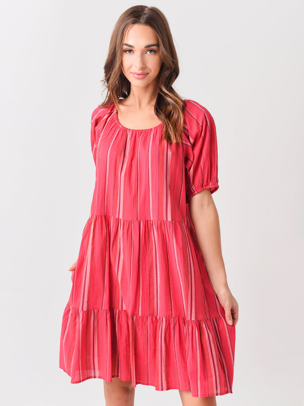 Dylan Women's Maxwell Tiered Dress - Saint Bernard