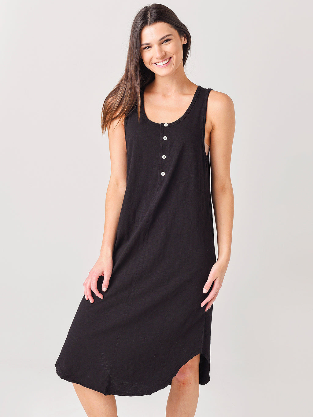 Dylan Women's Slub Hayes Henley Dress - Saint Bernard